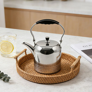 800ml/1L/1.5L/2L Stainless Steel Pitcher Milk Water Pitcher Large Capacity Teapot <b>Set</b> with Lid for Beverages Coffee <b>Tea</b> - Product Image 1