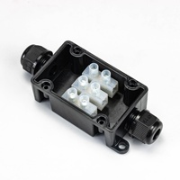 Conector Impermeable IP68 para Caja de Distribución de Iluminación Exterior, Material de PC, Certificado para Lámparas Industriales y Mineras
