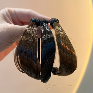 Nouvelle queue de cheval en cheveux synthétiques, élastique, chouchou pour femmes, accessoires pour cheveux - Product Image 4