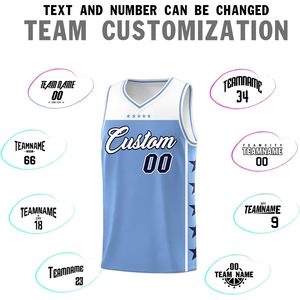 Custom Basketball Jersey Uniform Personalized Any <b>Name</b> Number Sleeveless Sportswear for Men Youth Moisture Wicking V Neck - Product Image 4