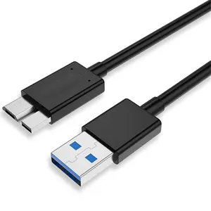 USB 3.0 高速移动硬盘线AM至micro-b数据线数码电脑线材