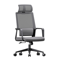 Chaise de bureau ergonomique moderne en tissu JOHOOFURNITURE avec roulettes pour bureau à domicile, hauteur réglable, garantie de 3 ans, la meilleure