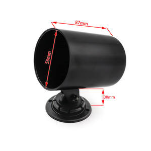 Factory Direct Supply 52mm Universal Single-Hole Black Dashboard <b>Cover</b> Car Dashboard Mounts and <b>Cups</b> - Product Image 3