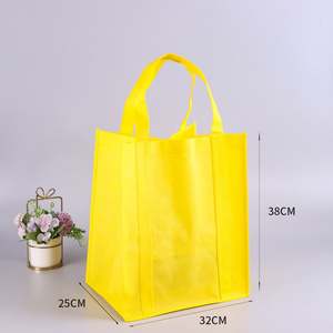 กระเป๋าช้อปปิ้งแบบไม่ทอ สีส้มสดใส กันน้ำ ลายการ์ตูน สะพายไหล่ ใช้ซ้ำได้ - Product Image 2