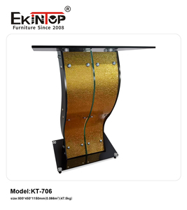 Sinonis Precio de Fábrica Diseño Moderno Otros Muebles Comerciales Púlpito Transparente para Iglesia - Product Image 3