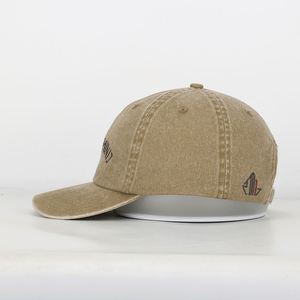 Gorra de Béisbol Personalizada de Alta Calidad, Sin Estructura, de 6 Paneles, con Logotipo Bordado, para Hombre, Gorras Deportivas de Algodón Lavado, Estilo Dad Hat - Product Image 3