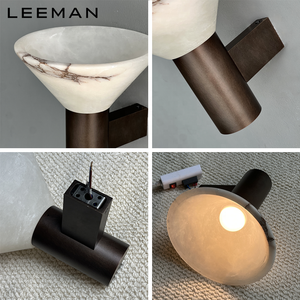 Applique murale LED <span class=keywords><strong>de</strong></span> luxe en albâtre <span class=keywords><strong>IP65</strong></span>, design moderne, luminaire décoratif extérieur pour <span class=keywords><strong>salle</strong></span> <span class=keywords><strong>de</strong></span> <span class=keywords><strong>bain</strong></span>, balcon, jardin, porche - Product Image 4