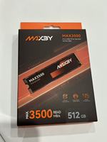 MAXBY M1 512GB PCIe 3.0 X4 NVMe SSD 550TB TBW 3500MB/s Kecepatan Baca untuk Peningkatan Penyimpanan PC Gaming
