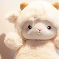 Jouets en peluche très tendance Kawaii moutons jouets en peluche pour enfant blanc bébé apaisant en peluche mignon Animal enfants moutons jouets