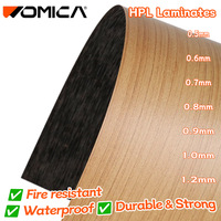 Womica Preiswerte Mehrfarbige HPL Hochdruck-Laminatplatten Leicht zu Reinigen Feuerfeste HPL-Platten Möbel Wanddekoration Material