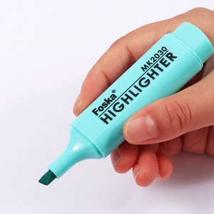 Juego de Rotuladores FOSKA de Alta Calidad, 6 Piezas, Punta de Cincel, Secado Rápido, No Tóxicos, Marcadores de Colores, Resaltadores con Empaque de Bolsa de PVC - Product Image 3