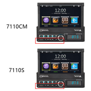 <span class=keywords><strong>Autoradio</strong></span> MP5 1 Din pour voiture, écran tactile rétractable 7 pouces, GPS, Wifi, BT, FM, <span class=keywords><strong>RDS</strong></span>, AUX, stéréo - Product Image 4