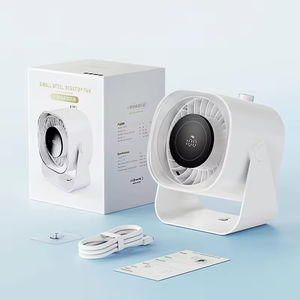 New Arrival Mini Portable 5000mAh USB Rechargeable Cooling Fan Powerful <b>Wall</b>-<b>mounted</b> Car <b>Desk</b> Table Fan Foldable for Household - Product Image 3