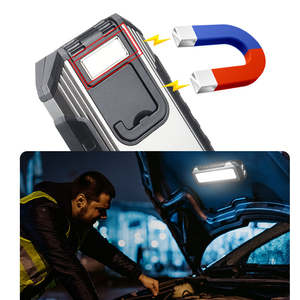 Luz de trabajo LED COB de gran venta, luz de reparación automotriz con carga USB, compatible con salida de luz potente, luz de trabajo con gancho ferromagnético. - Product Image 6