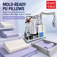 Machine à mousser PU basse pression Bujatti à coulée contrôlée pour oreillers en PU moulé