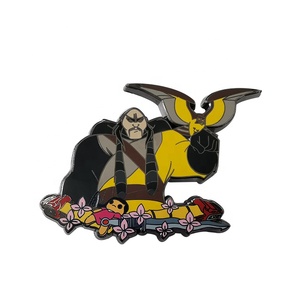 Pin de Metal de gran tamaño, fabricante de pines personalizados, para Daenerys Targaryen, Impresión de personajes de TV, esmalte duro - Product Image 4