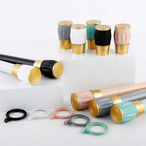 מוט וילון ללא קידוח, מוט וילון מתכת בהתאמה אישית, מוט וילון נמתח עם קפיץ לחלון - Product Image 4