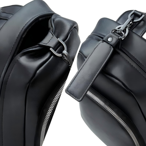 Bolso Bandolera Unisex CCW - Cierre Magnético de Acceso Rápido, Funda Universal Oculta (Negro PU Patrón Sólido) Poliéster - Product Image 4