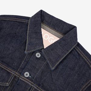 Slvow Hot Sell Custom 14oz Raw Japanese Style <b>Denim</b> <b>Jacket</b> <b>Mens</b> Stretch Button up Duffle Raw Salvaged <b>Denim</b> <b>Jacket</b> - Product Image 5