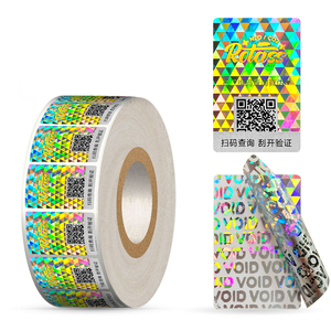 Nuevo diseño personalizado sello de seguridad Arco Iris holograma pegatina etiqueta adhesiva antifraude holograma pegatinas - Product Image 1