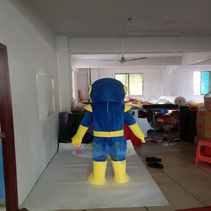 Usine En Gros Bleu <span class=keywords><strong>Robot</strong></span> Futur <span class=keywords><strong>Robot</strong></span> Personnalisé <span class=keywords><strong>Bot</strong></span> Mascotte et Poupées Imprimer Poupée - Product Image 2