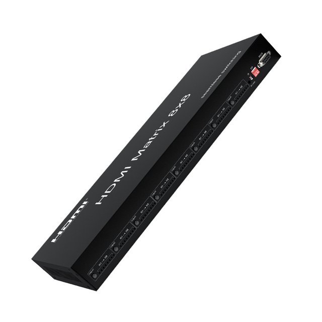 Hdmi 8X8 Matrix Optical Digital Audio Ir Remote Operating Seamless Hdmi Matrix Switch