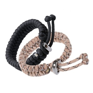 Commercio all'ingrosso più nuovo regolabile del tessuto fatti a mano braccialetto 550 del braccialetto di <span class=keywords><strong>paracord</strong></span> - Product Image 2
