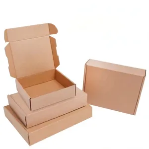 Customized High Hardness Three-layer Corrugated Aircraft Box Clothing Packaging Paper Box