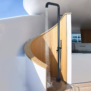 Columna de ducha de acero inoxidable superior grande para exteriores para piscinas de Villa y baño de <span class=keywords><strong>playa</strong></span> Diseño de pie - Product Image 3