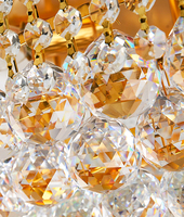 Luminaires de plafond pour villa, lampes suspendues modernes, acier inoxydable, éclairage personnalisé, hôtel, or, luxe, cristal, grand lustre