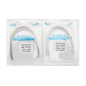 Materiali di consumo dentali più economici archi dentali in acciaio inossidabile Ortodoncia Square Ovoid Odontologia <span class=keywords><strong>Arch</strong></span> <span class=keywords><strong>Wire</strong></span> archi ortodontici - Product Image 1