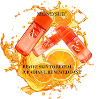 Sérum Double Éclaircissant Anti-âge à la Vitamine C Coréen Personnalisé, Lot de 3 Soins Visage avec Ingrédients Chimiques