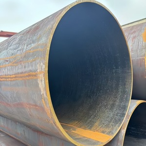 Tuyau d'acier sans soudure rond galvanisé, apprêté et sablé, avec revêtement anticorrosion - Product Image 4
