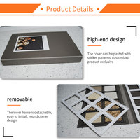 Dossier de carreaux de marbre portable avec support acrylique et catalogue d'échantillons de pierre réglable