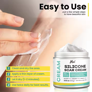 Crema de Silicona <span class=keywords><strong>para</strong></span> <span class=keywords><strong>Cicatrices</strong></span>, Crema Avanzada <span class=keywords><strong>para</strong></span> <span class=keywords><strong>Cicatrices</strong></span>, Estrías, <span class=keywords><strong>Cicatrices</strong></span> <span class=keywords><strong>Quirúrgicas</strong></span>, Crema Profesional <span class=keywords><strong>para</strong></span> Eliminar <span class=keywords><strong>Cicatrices</strong></span> Nuevas y Antiguas - Product Image 3