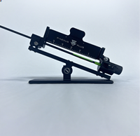 Jig de fléchage réglable Decut Archery, en aluminium et acier inoxydable, pour la fabrication de flèches universelles, 1,75-5 PC/plume de dinde véritable