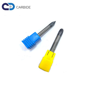 Frese in carburo di tungsteno diametro 2-12mm 90 gradi 120 gradi smusso 3 flauti fresatrice CNC a forma di fresa a V fresa - Product Image 5