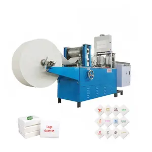 Napkin Paper Cutting Machine Automatic V Fold Dispenser Napkin Paper Tissue Machine For Club Bar