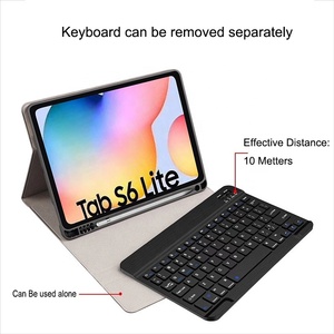 Nouvel étui en cuir pour <span class=keywords><strong>tablette</strong></span> avec <span class=keywords><strong>clavier</strong></span> ABS sans fil housse pour <span class=keywords><strong>tablette</strong></span> pour <span class=keywords><strong>Samsung</strong></span> Galaxy <span class=keywords><strong>Tab</strong></span> <span class=keywords><strong>S6</strong></span> Lite 10.4 pouces P610 P615 - Product Image 4