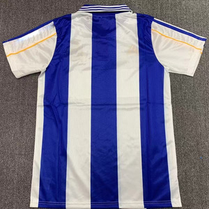 <span class=keywords><strong>Camiseta</strong></span> de Fútbol Retro Clásica Conmemorativa del Deportivo de La Coruña 1999/00, Bordada e Impresa, Personalizada, de Alta Calidad - Product Image 2