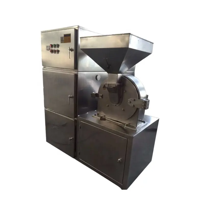 Toz toplayıcı ile tuz Aginomoto kırıcı değirmen baharat ince taşlama makinesi 304 paslanmaz çelik baharat evrensel kırıcı