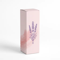 Boîtes d'emballage en carton kraft de luxe, petites, colorées, écologiques, recyclables, personnalisées en gros, pour produits de maquillage, de soin du visage et de parfum.