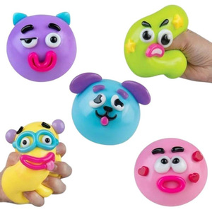 Nouveauté : Jouet Squishy Anti-Stress Visage de Chien Changeant, en Plastique Souple à Rebond Lent, avec Visages de Chien Variables - Product Image 5
