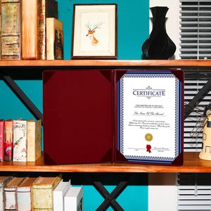 Carpeta Profesional para Diploma de Licenciatura o Maestría en Rojo Borgoña, para Graduación Oficial, Competiciones, Concursos y Eventos Benéficos - Product Image 3