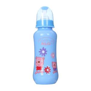 250ml Portable Baby Feeding Cups with Straw Water Bottle Dolphin