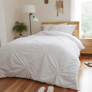 <span class=keywords><strong>Handmade</strong></span> Nữ Hoàng Vua Bộ Đồ Giường <span class=keywords><strong>Set</strong></span> Xoắn Comforter Bìa Với Gối Shams Nhà 4Pcs Phong Cách Có Thể Giống Như Duvet Cover <span class=keywords><strong>Set</strong></span> - Product Image 1