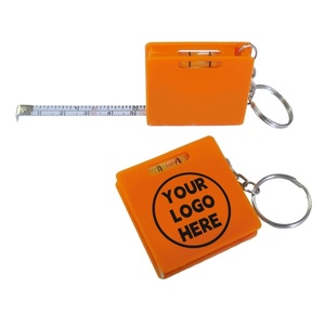 Portable 1m Tape Measure Keychain with Mini Bubble Level Small Housing Retractable Metal Measuring Tape Keyring Supply - Product Image 6