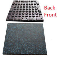 EPDM für Crossfit Rubber Gym Bodenfliesen mit rutsch fester Funktion 20mm 25mm 30mm dicke gerade Seiten für Schießstand Garten