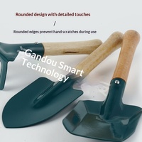 Ensemble d'outils de jardinage en plastique personnalisable en trois pièces : pelle, râteau, outils de plantation, pots de fleurs, culture de légumes - Chine