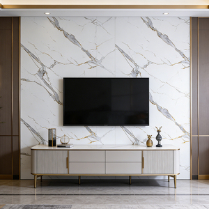 Vente en gros de feuilles de marbre PVC 1220*2440*3mm, épaisseur 3mm ou taille personnalisée, usine de feuilles de marbre PVC - Product Image 1